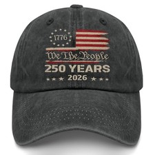 250th Anniversary Embroidered Baseball Cap Celebrating 250 Years of Freedom