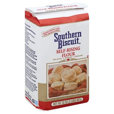 Southern Biscuit Self-Rising Flour, 2 LBS 2 Pound (Pack of 1) 