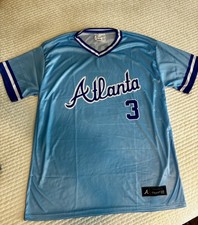 Dale Murphy Light Blue Replica Jersey Atlanta Braves Giveaway #3 Adult Large
