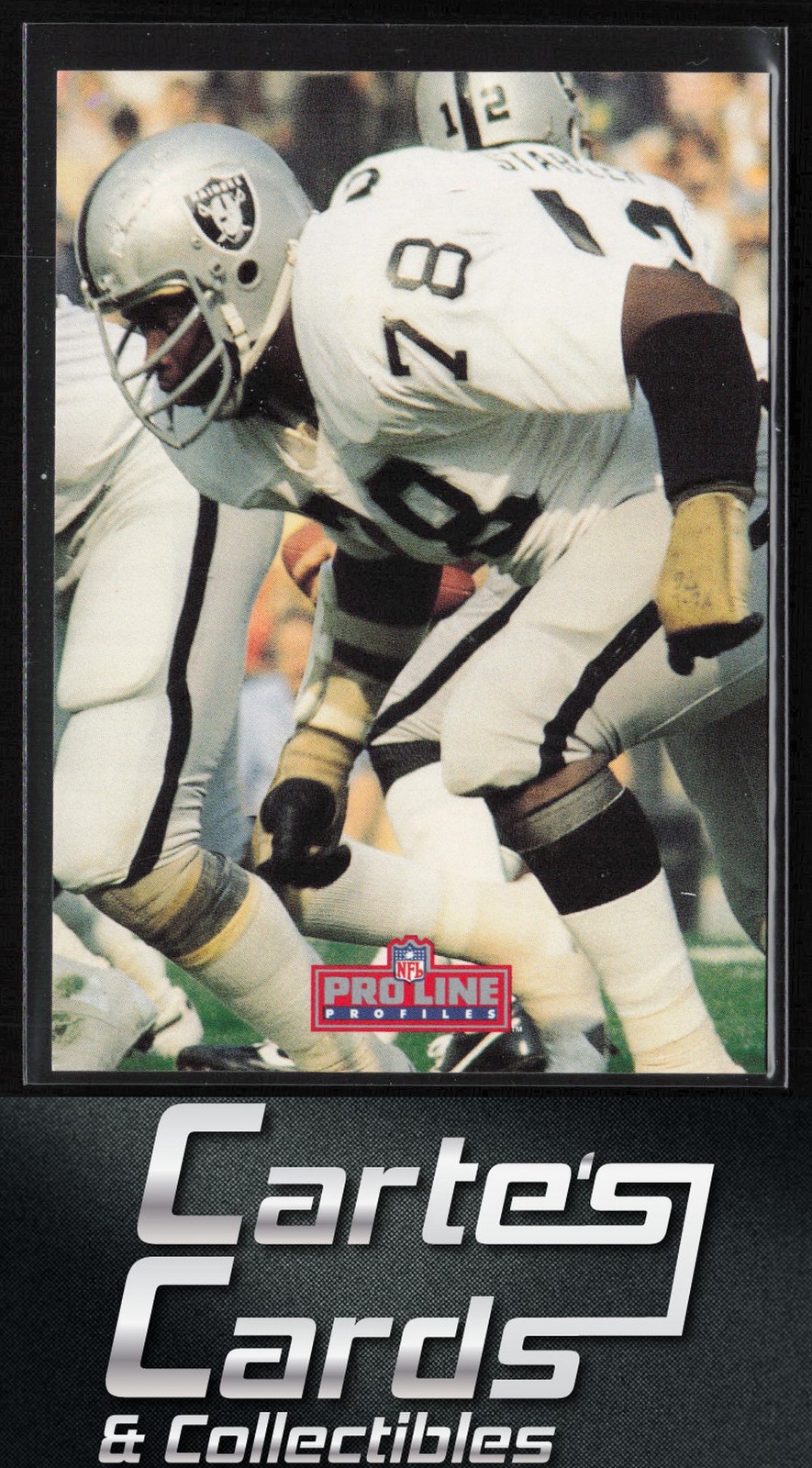 Art Shell 1992 Pro Line Mobil #62 Los Angeles Raiders Hall of Fame