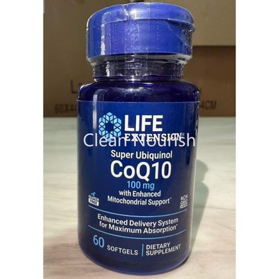 #ad Life Extension Super Ubiquinol CoQ10 Enhanced Mitochondrial Support 60 Softgels $19.86