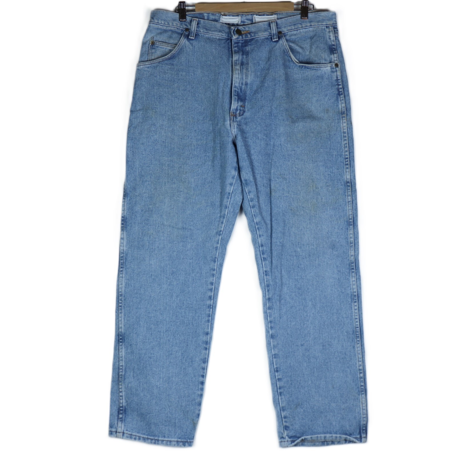 &rsquo;s Jeans 36x28 (tag 38x30) Blue Denim Usa Made Straight Le