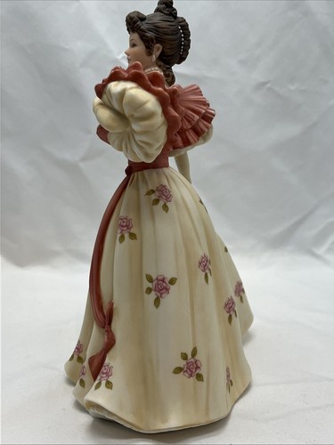 Statuina Lenox primo valzer bisque porcellana moda americana fatta a mano 1984 - Foto 3 di 11