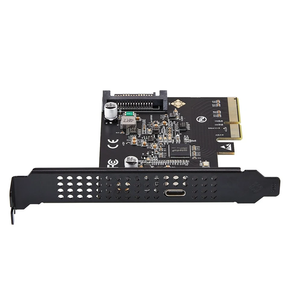 USB-C 3.2 Gen 2x2 PCI-E Gen 3 X4 Type-C Expansion Card 20Gbps ASMedia6328 - Image 3 of 4