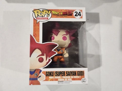 Funko POP: Dragon Ball Z Goku Super Saiyan God 24 SSG DBZ *READ DESCRIPTION*