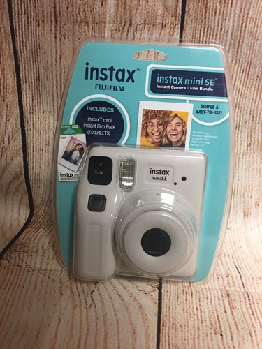 Fujifilm instax Mini SE Sofortbildkamera mit Bonus 10er Pack Mini Film, grau - Bild 2 von 7