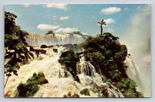 Iguazu Falls Brazil Vintage Postcard - Parana Scenic Waterfall José Guinart