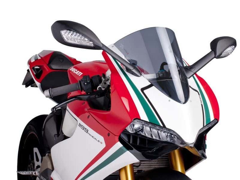Puig Light Smoke R-Racer Screen Ducati 1199 Panigale R 2014-2017