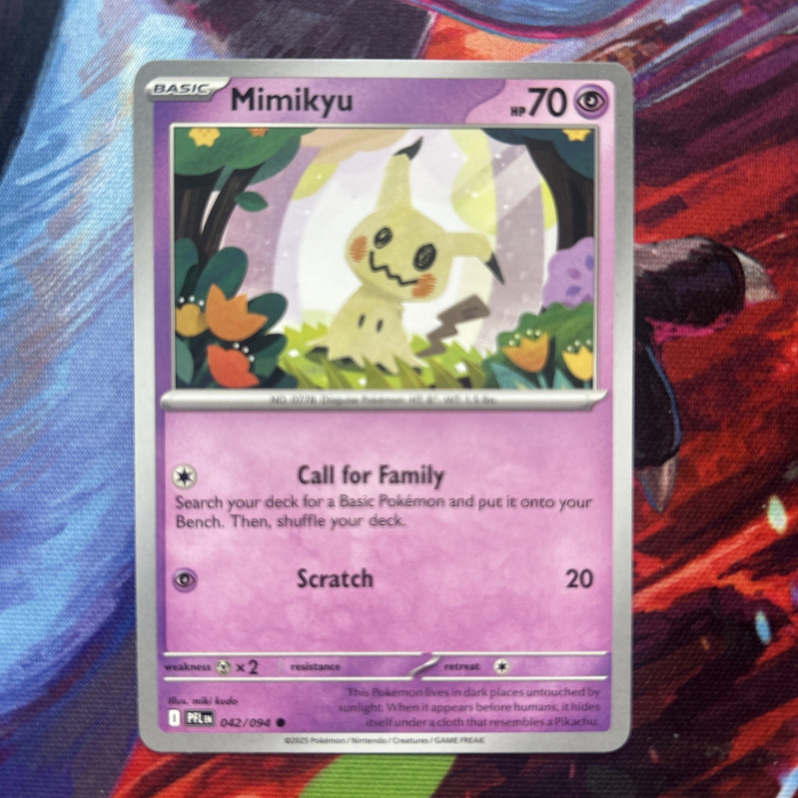 Mimikyu 042/094 Me02: Phantasmal Flames Regular Common NM