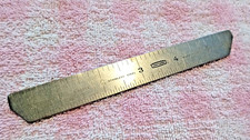 VTG CRAFTSMAN 6" STAINLESS MACHINIST RULER 9-40136 2-SIDE NICE machine shop gift