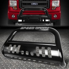 For 97-04 Ford F150 F250 Carbon Steel 3 Bull Bar Push Bumper Grille Guard Black