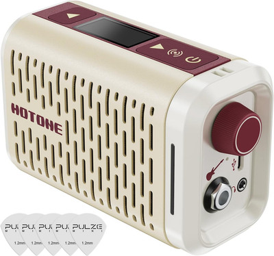 Pulze Mini 5W Mini Smart Guitar Amp,Headphone Amp with BT Speaker Mobile APP for