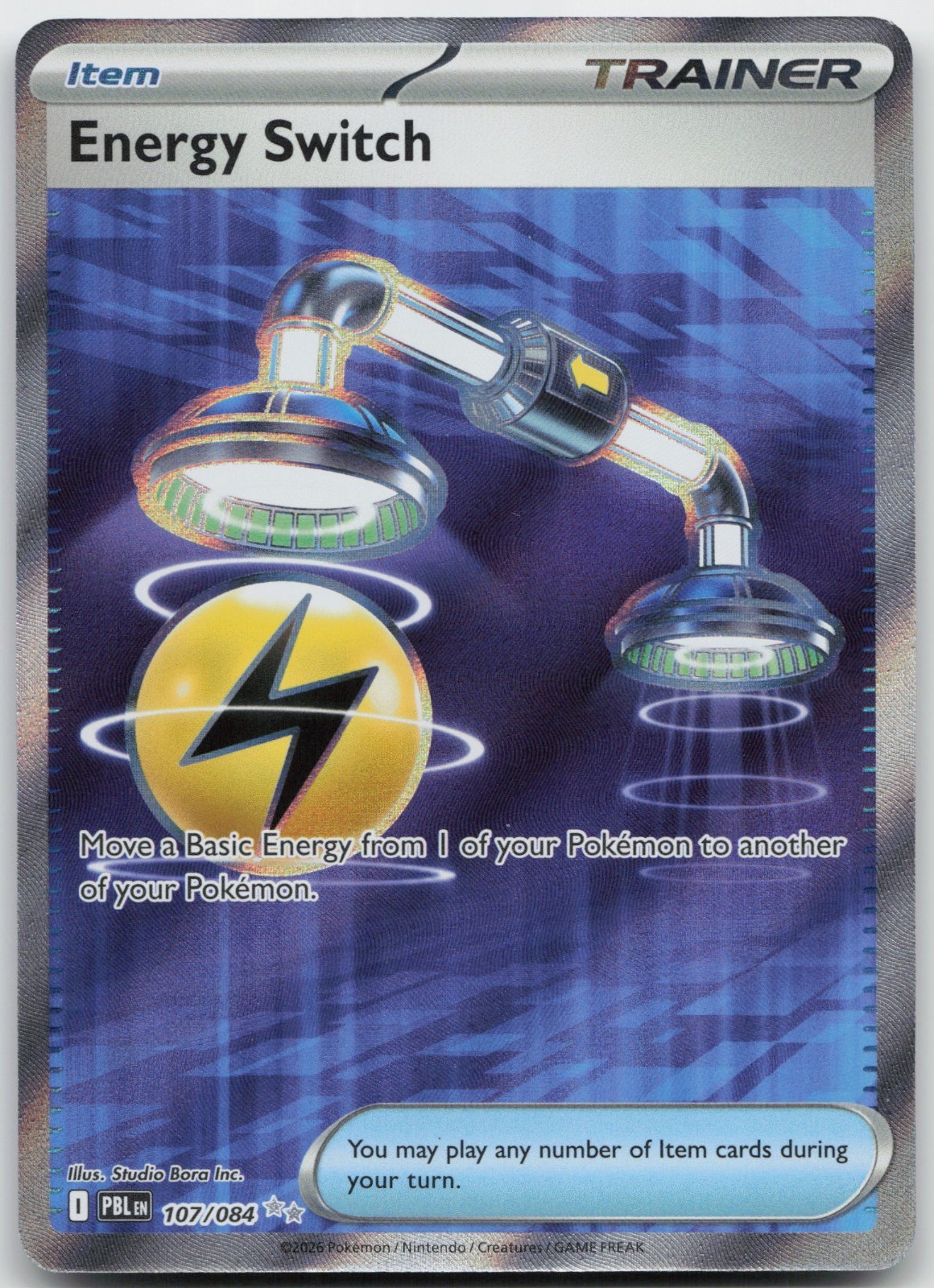 Energy Switch Ultra Rare ME05: Pitch Black 107/084 NM