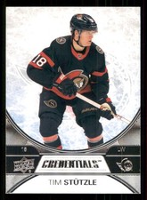 Tim Stutzle 2021-22 Upper Deck Credentials #28 Ottawa Senators