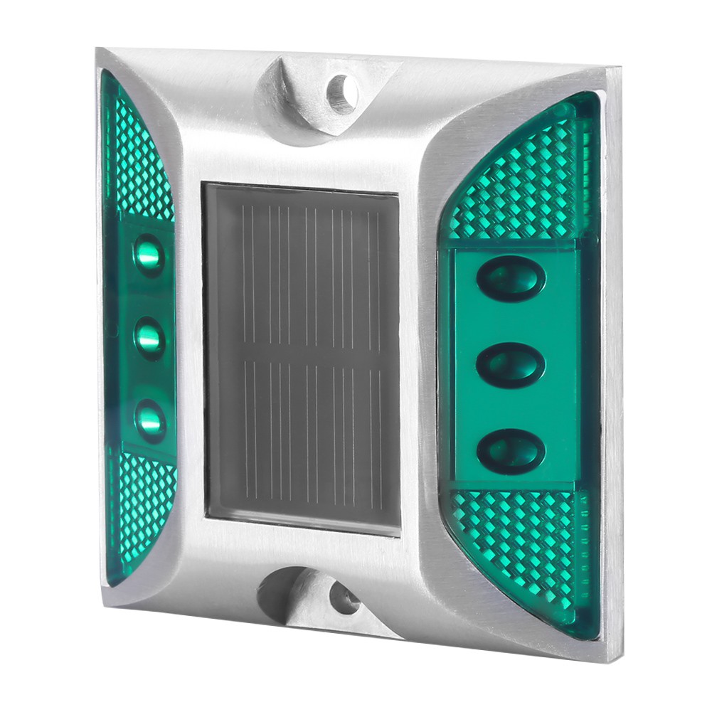 Casting Aluminum 6 LED Road Stud Light Outdoor Solar Powered Lamp For Pathway