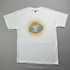 Vintage Disneyland Cast Blast 2000 Shirt Mens Large White Fruit of the Loom Y2K