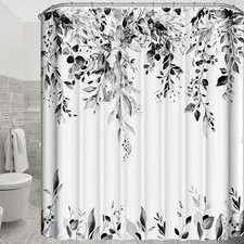 Eucalyptus Bathroom Curtain Waterproof Shower Curtain Quick Dry Bathing leOZi