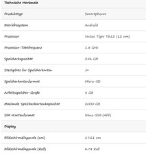Realme C 53 , 256 GB interneer Speicher, Farb...
