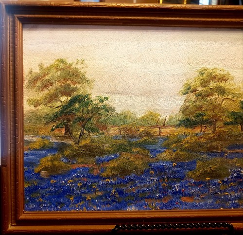 1930s BLUEBONNET OIL MRS WALTER JAHN HELEN HUNTERS TEACHER PLEASANTON TEXAS 9x13 - Picture 10 of 12