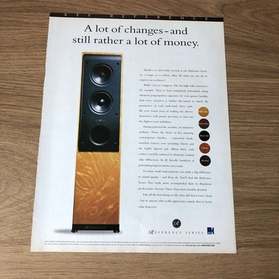 GRAM04 MAGAZINWERBUNG 11X8 KEF REFERENZSERIE - ZWEI NEUE LAUTSPRECHER