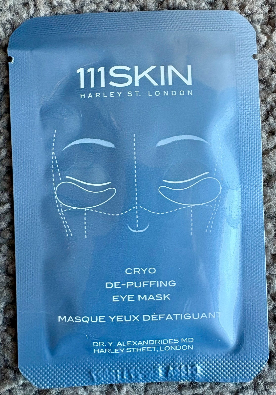 111Skin Cryo De-Puffing Eye Mask 1 treatment NEW Sealed