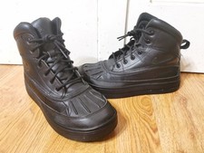 Nike ACG Woodside 2 Black Waterproof Duck Boots Youth 6.5Y Women's 8 524872-001