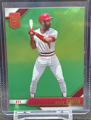 Ozzie Smith 2026 Donruss Elite Neon Green #67/99 - St. Louis Cardinals