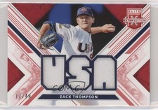 2019 Elite Extra Edition USA National Team Materials Red 17/49 Zack Thompson s3g