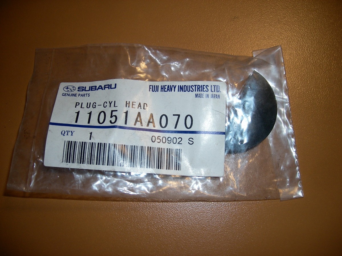 Genuine OEM Subaru Half Moon Head Plug Seals Set of 4pcs