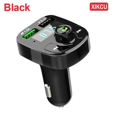 Auto FM Transmitter Kfz Bluetooth Radio Adapter mit Dual USB Ladegerät für Handy