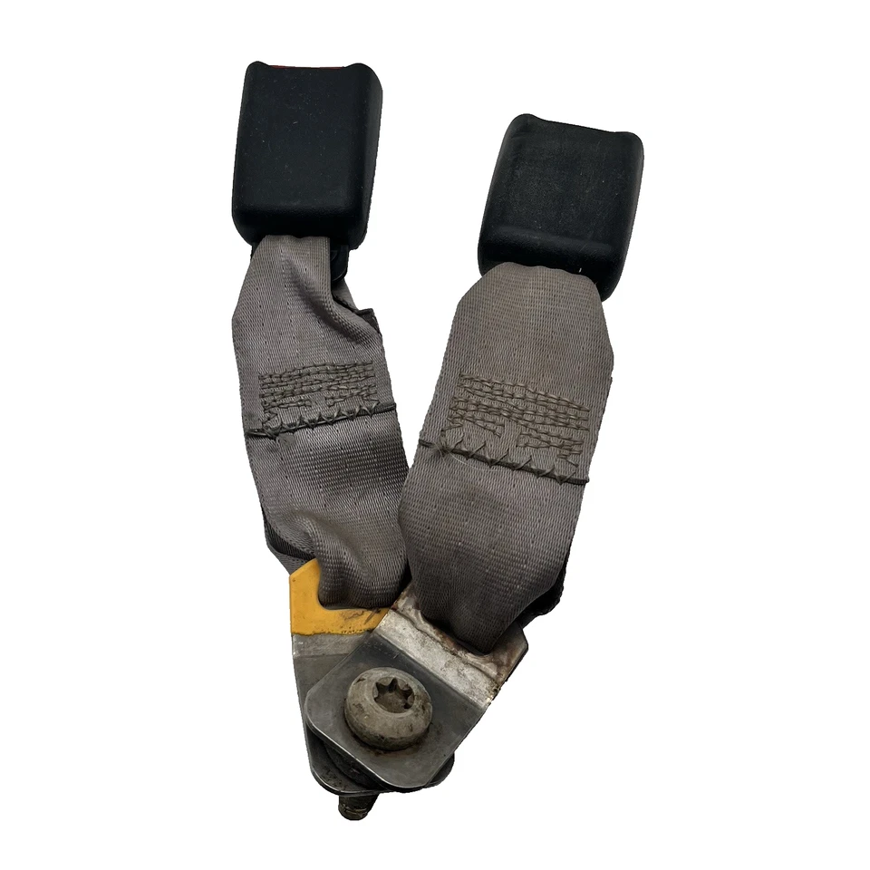 Ford F250 F350 Super Duty 1999-2001 doble cabina trasero derecho cinturón hebillas gris Foto 2 de 4