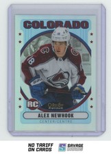 2021-22 O-Pee-Chee Platinum Retro Rainbow Alex Newhook RC #R-71 Colorado