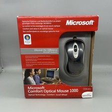 Microsoft Comfort Optical Mouse 1000 boxed  PC Mac USB