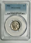 1916-P 5C 🦬 Buffalo Nickel (PCGS MS62) VT7395SE