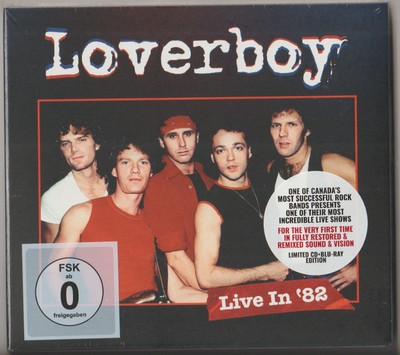 LOVERBOY Live in '82 CD+Blu-ray Limited Digipak 2024 Ear Music AOR Lucky NEU OVP