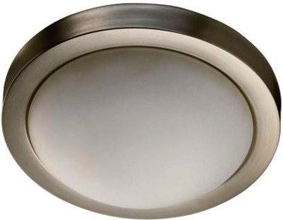 Quorum International Q3505-11 2 Light Flushmount Ceiling Fixture - Nickel