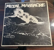 ‘82 Metal Massacre LP Metal Blade Grail 1st Pressing Metallica Error Mettallica