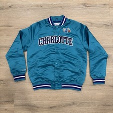 Mitchell & Ness Charlotte Hornets Satin Varsi...