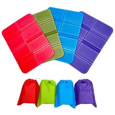 4 pièces oreillers pliants imperméables， Tapis en Mousse Pliable, Oreiller de...