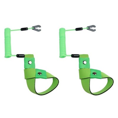 2PCS Kill Switch Lanyard for Boat Jet Ski Lanyard Wrist Strap Replace EW2-68348-