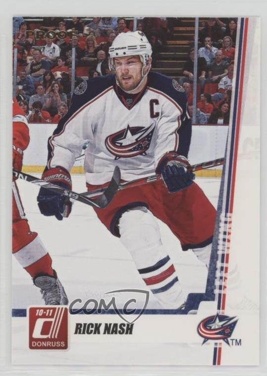 2010-11 Donruss Press Proofs 48/100 Rick Nash #49 4ry