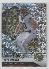 2021 Panini Mosaic Rookies No Huddle Silver Mosaic Prizm Pete Werner #367 0s55