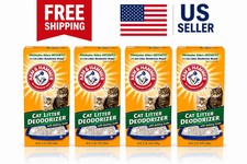 Arm Hammer Cat Litter Deodorizer 30oz Baking Soda Odor Control 4 Pack