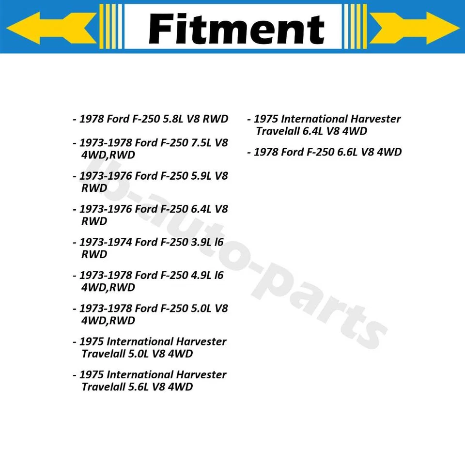 Junta trasera eje intermedio juntas en U SKF para Ford F-250 1973-1978 Foto 2 de 3