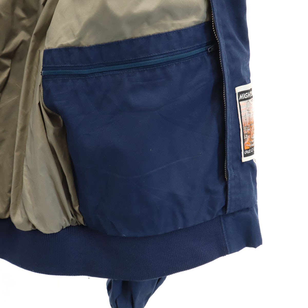 MIGHTY MAC 80s vintage Blouson 38 Navy Jacket Men's | eBay