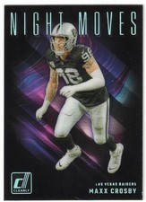 MAXX CROSBY - 2024 Panini Clearly Donruss Night Moves #19 - CASE HIT - SSP