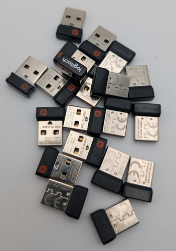 Logitech USB 20 count Bundle Nano Unifying Receivers for Mouse Keyboard C-U0008 - 第 1/6 張圖片