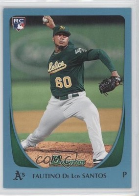 2011 Bowman Draft Blue 33/499 Fautino De Los Santos Faustino #29 0f6