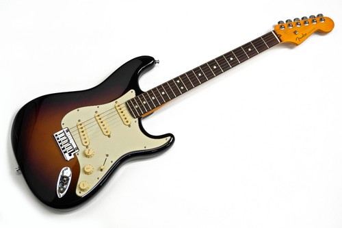 2022 Fender American Ultra Stratocaster Ultraburst Guitar w/ Elite Case -A
