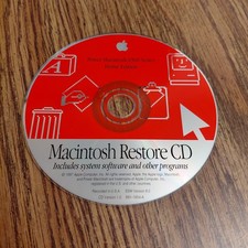 1997 Macintosh Restore CD Power Macintosh 6500 Series Home Edition Disc Only